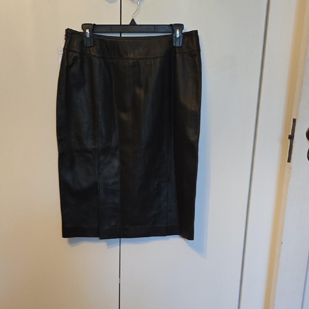 Lafayette 148 New York Dark Brown Pencil Skirt